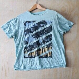 Call Your Mother Blue Palm Tree’s T-Shirt Size XL